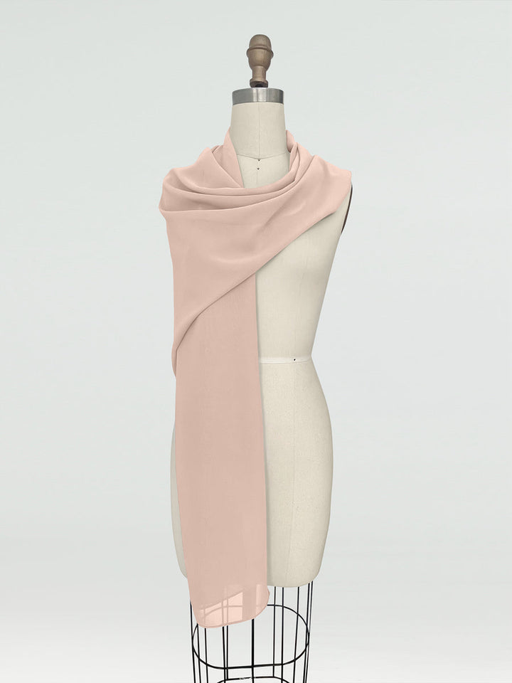 (18x89in.) Chiffon Shawls &amp; Wraps for Women