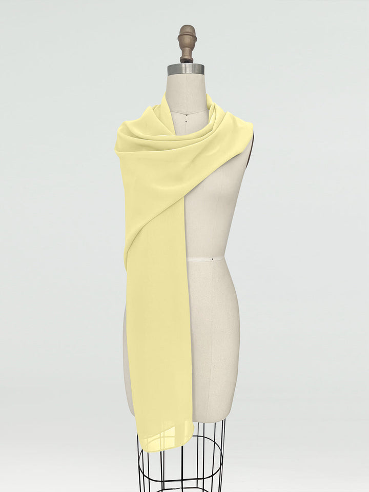 (18x89in.) Chiffon Shawls &amp; Wraps for Women
