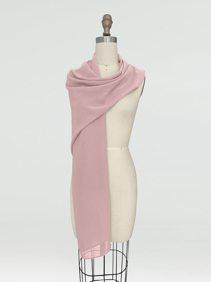 (18x89in.) Chiffon Shawls &amp; Wraps for Women