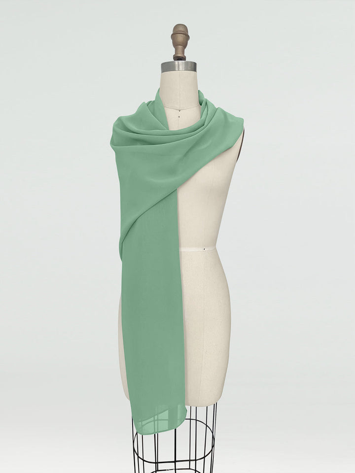 (18x89in.) Chiffon Shawls &amp; Wraps for Women