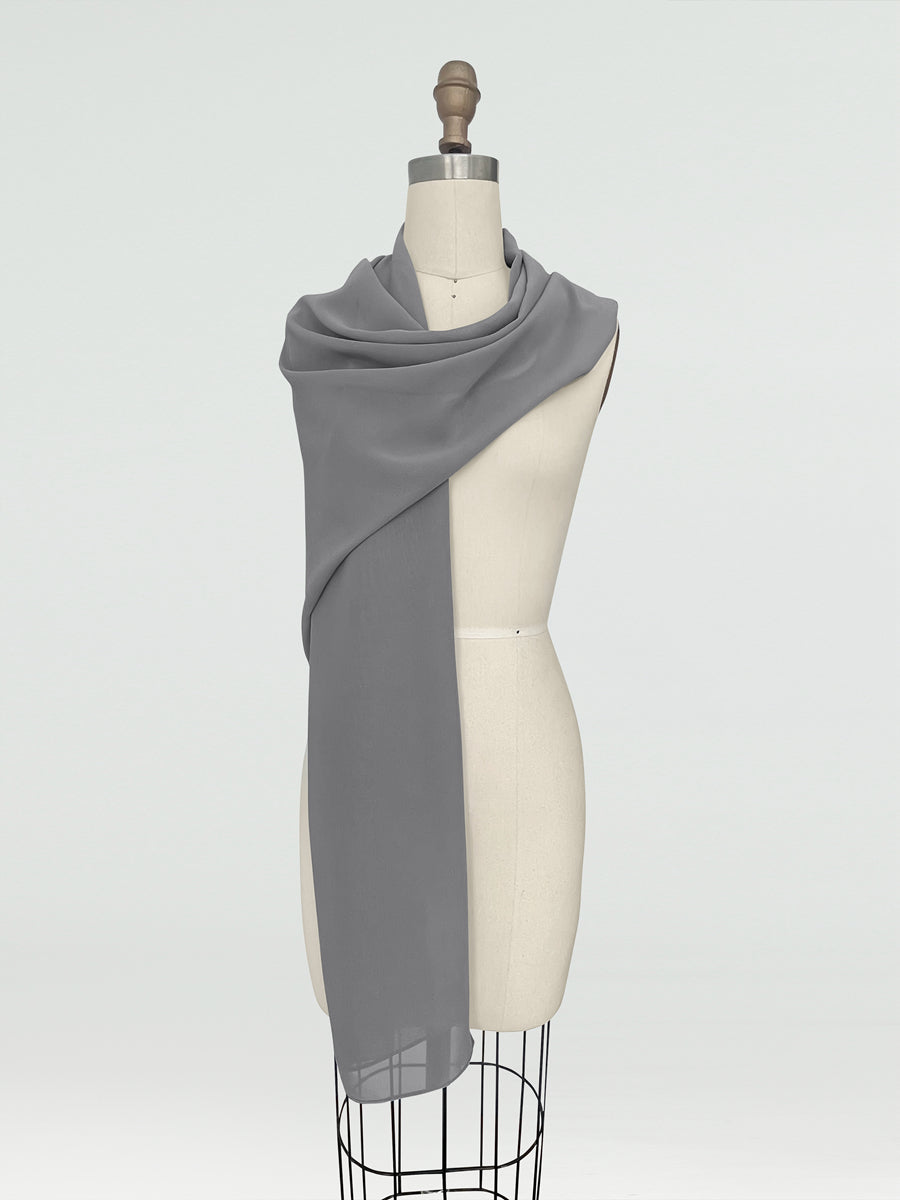 (18x89in.) Chiffon Shawls &amp; Wraps for Women