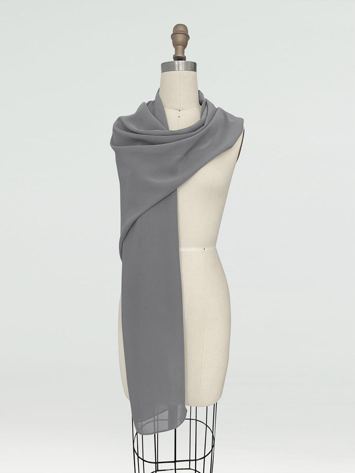(18x89in.) Chiffon Shawls &amp; Wraps for Women