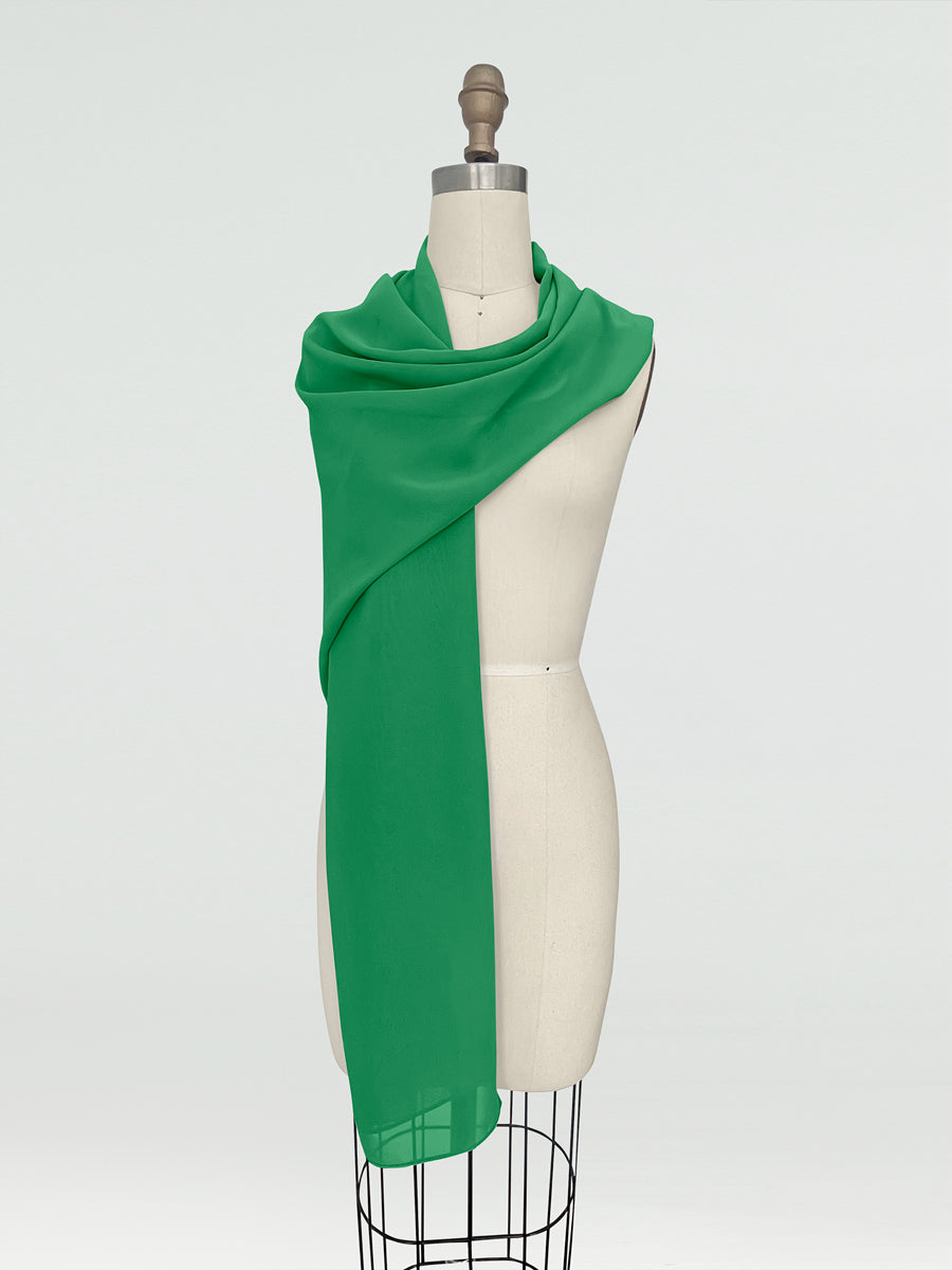 (18x89in.) Chiffon Shawls &amp; Wraps for Women