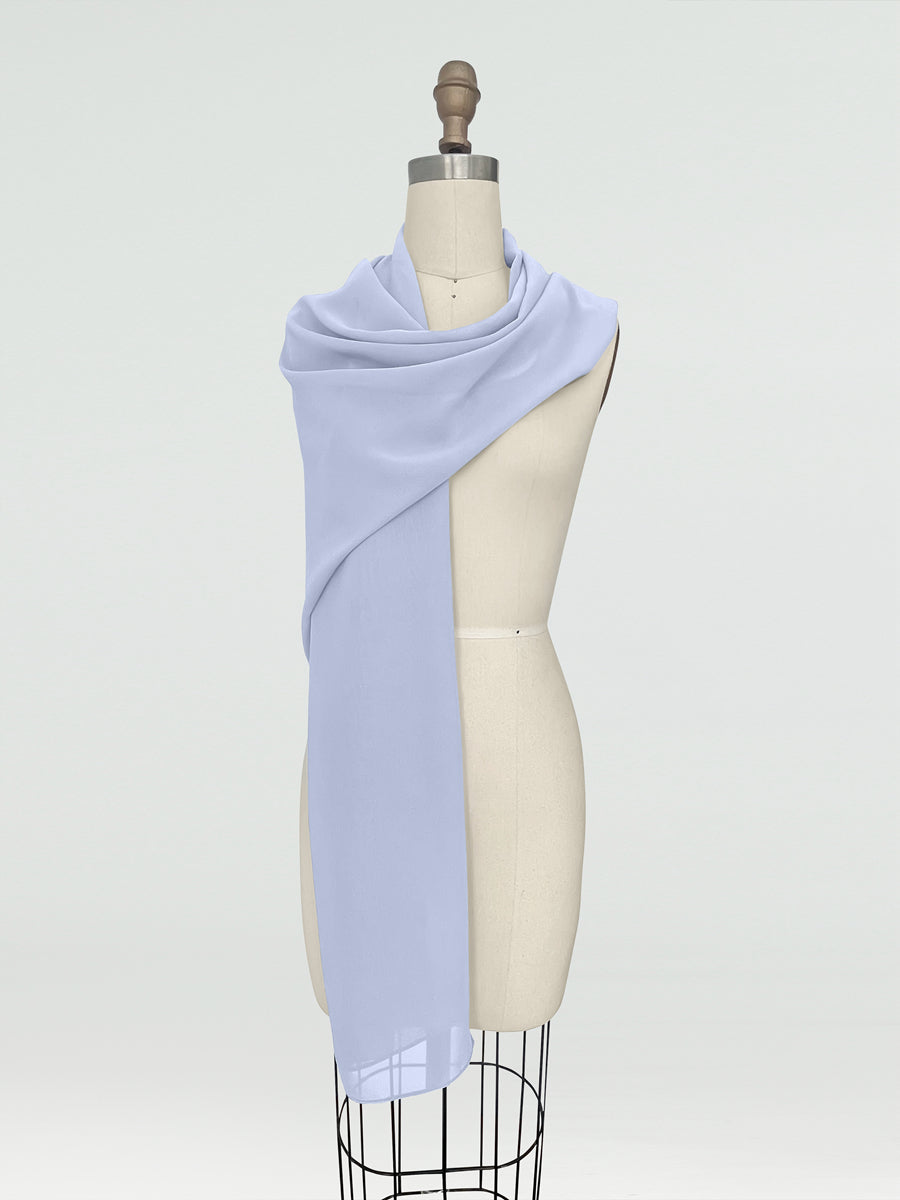 (18x89in.) Chiffon Shawls &amp; Wraps for Women