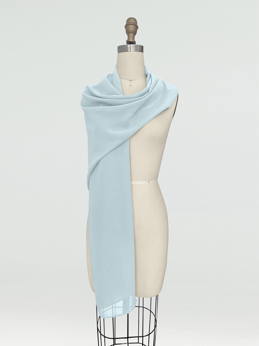 (18x89in.) Chiffon Shawls & Wraps for Women