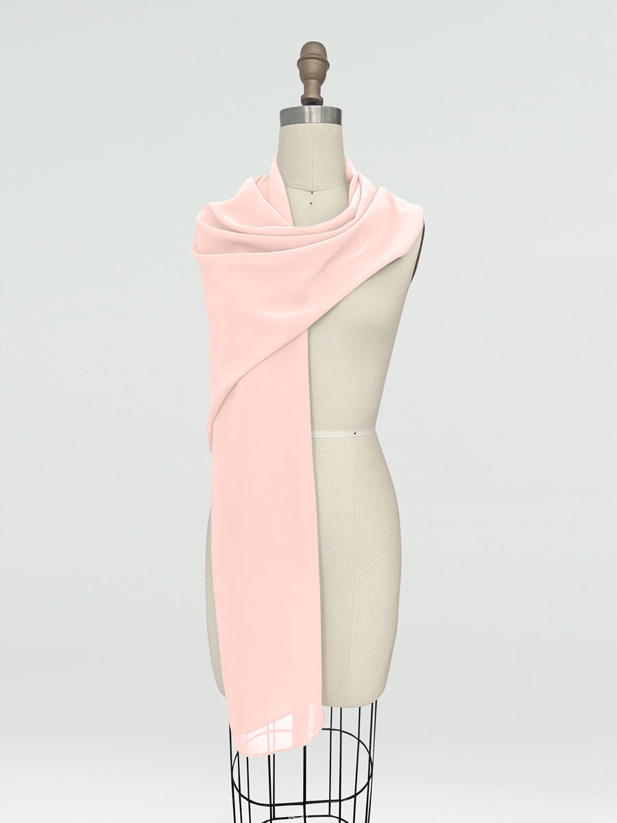 (18x89in.) Chiffon Shawls & Wraps for Women