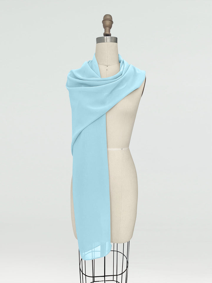 (18x89in.) Chiffon Shawls &amp; Wraps for Women