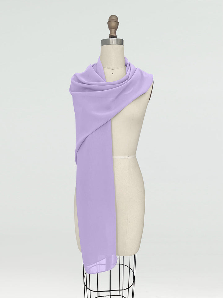 (18x89in.) Chiffon Shawls &amp; Wraps for Women