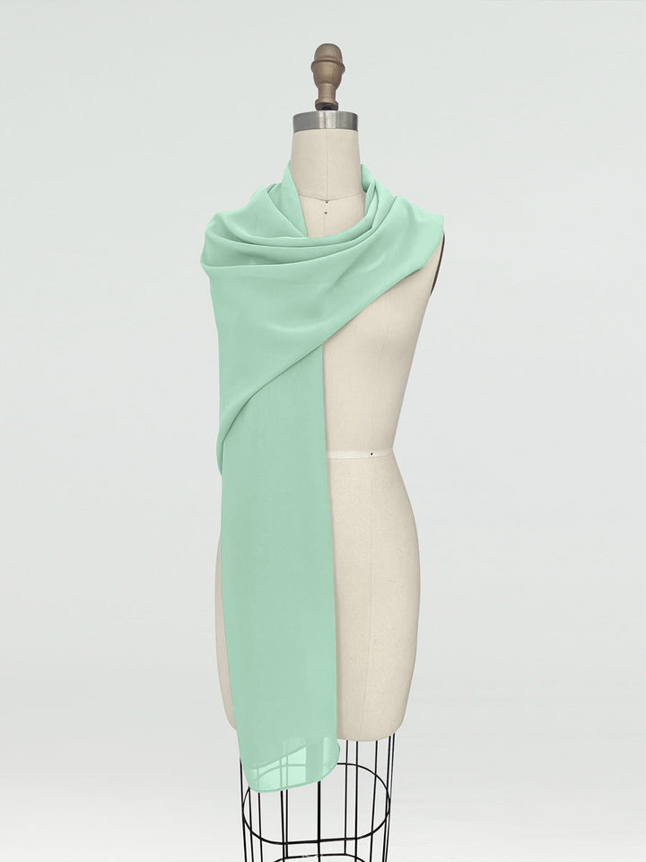 (18x89in.) Chiffon Shawls &amp; Wraps for Women