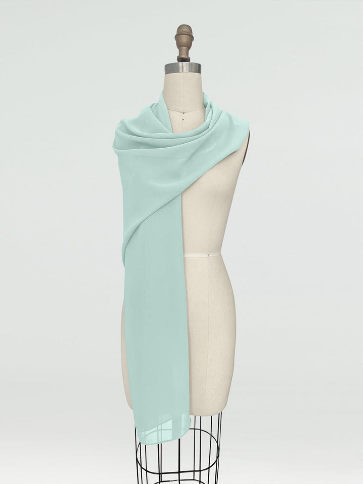 (18x89in.) Chiffon Shawls &amp; Wraps for Women