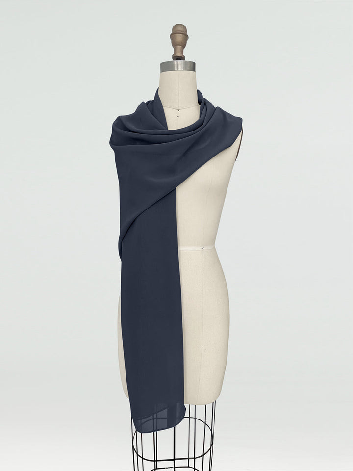 (18x89in.) Chiffon Shawls &amp; Wraps for Women