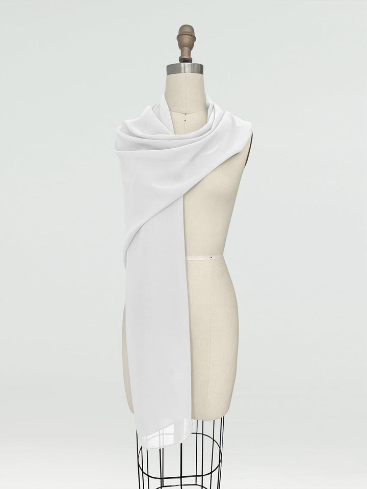(18x89in.) Chiffon Shawls &amp; Wraps for Women