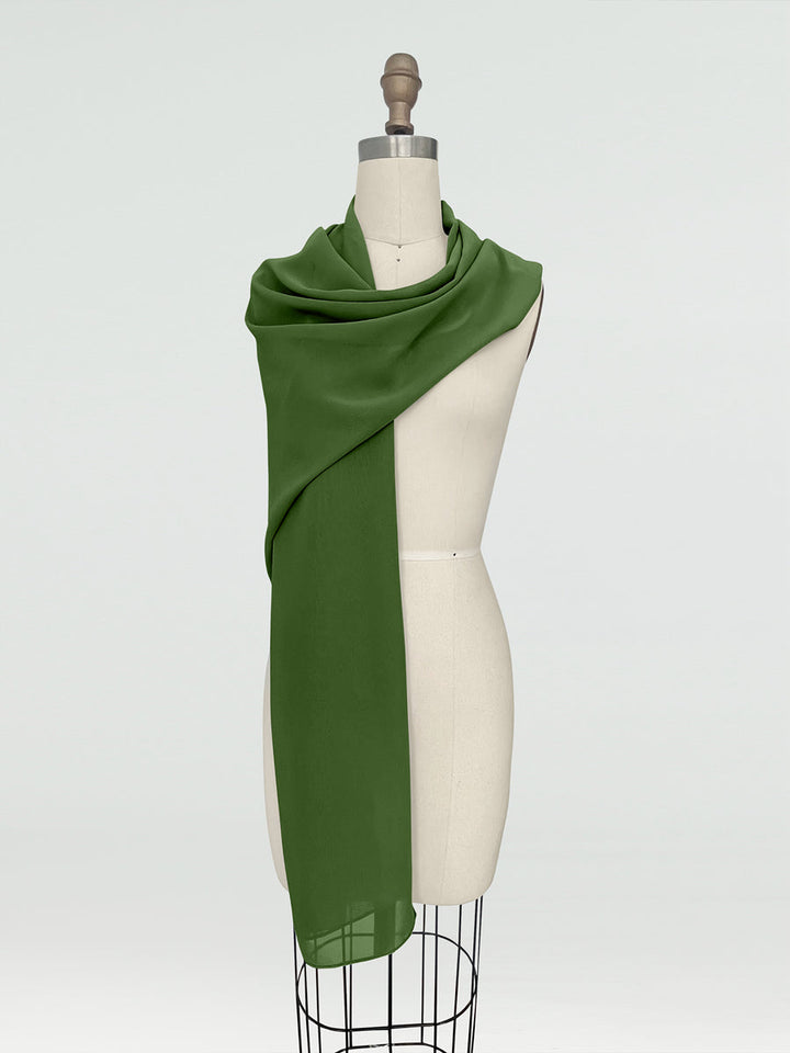 (18x89in.) Chiffon Shawls &amp; Wraps for Women