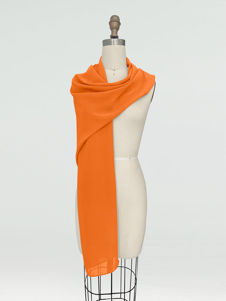 (18x89in.) Chiffon Shawls &amp; Wraps for Women