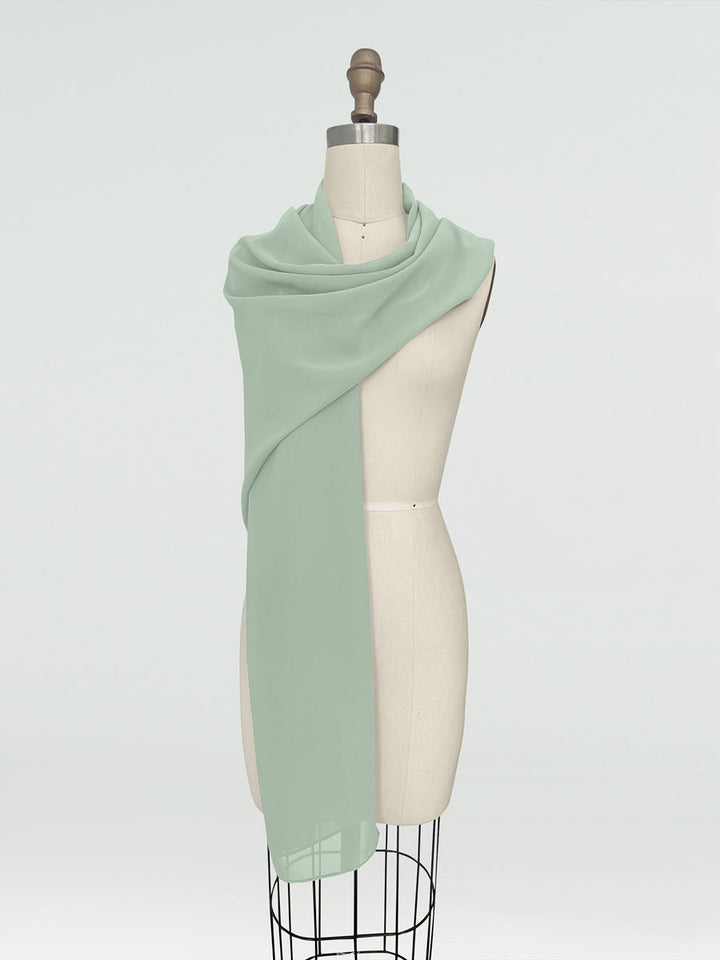 (18x89in.) Chiffon Shawls &amp; Wraps for Women