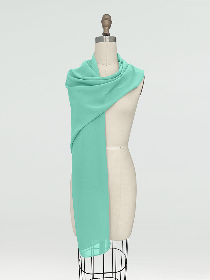 (18x89in.) Chiffon Shawls &amp; Wraps for Women