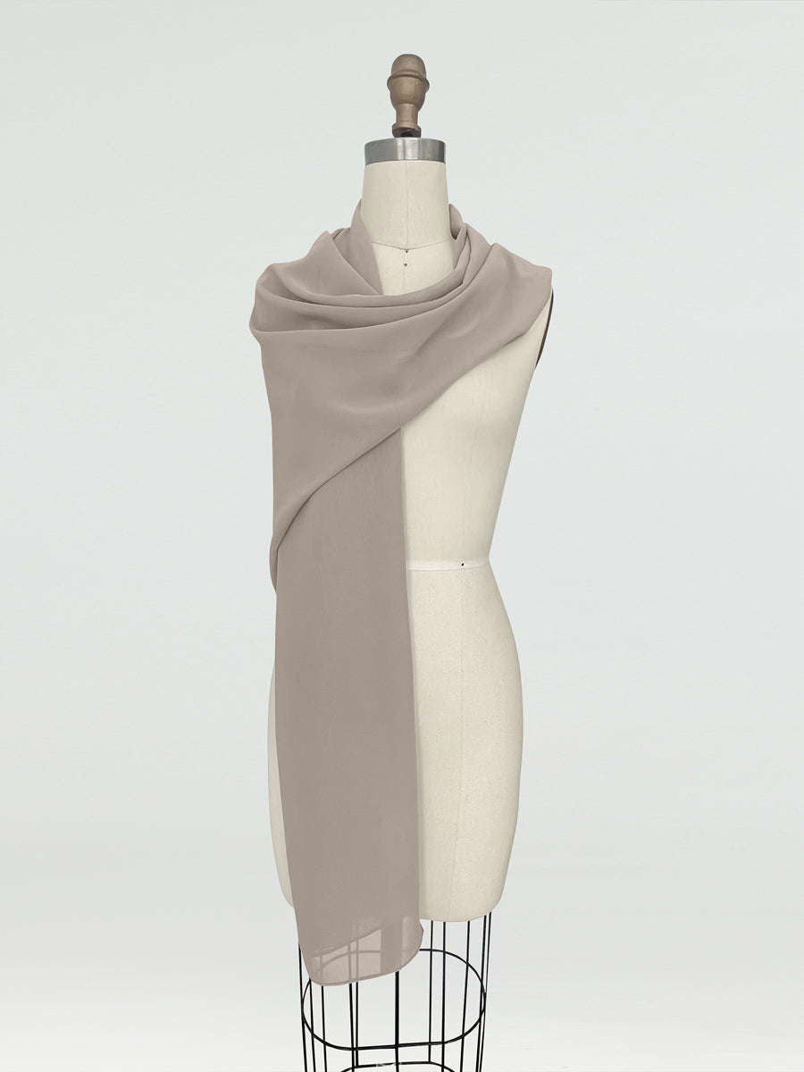 (18x89in.) Chiffon Shawls &amp; Wraps for Women