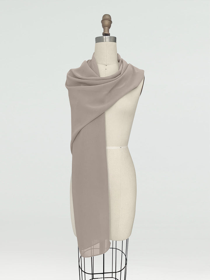 (18x89in.) Chiffon Shawls &amp; Wraps for Women