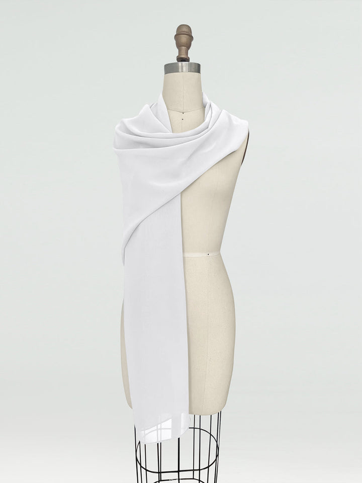 (18x89in.) Chiffon Shawls &amp; Wraps for Women
