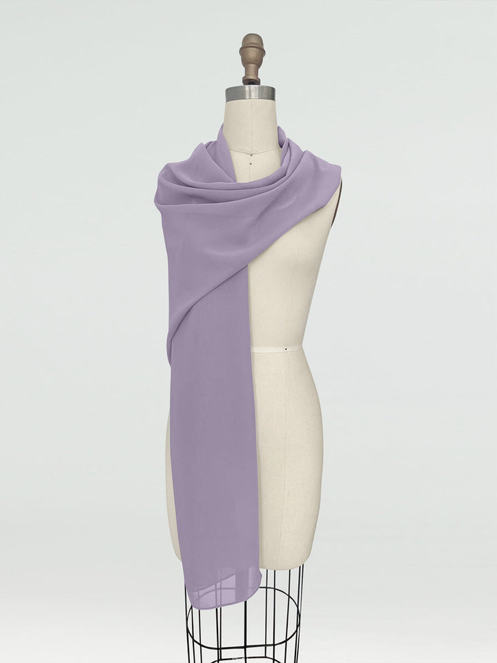 (18x89in.) Chiffon Shawls &amp; Wraps for Women