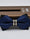 Men's Solid Colored Bow Tie with Rhinestones