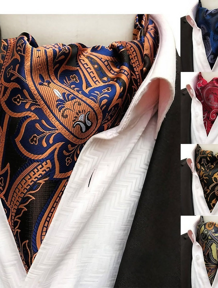 Men's Vintage Style Scarf Cravat