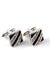 Men's Cubic 2Pcs Cufflinks with Rhinestones