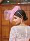Elegant Tulle Fascinators with Flower