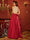 A-Line/Princess Scoop Sleeveless Sequins Two-Piece Long Prom Dresses