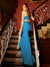 Trumpet/Mermaid Scoop Split Side Sleeveless Long Tight Prom Dresses