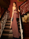 Trumpet/Mermaid Scoop Split Side Sleeveless Long Tight Prom Dresses