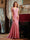 Trumpet/Mermaid V-Neck Sleeveless Ruffles Long Tight Prom Dresses