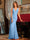 Trumpet/Mermaid V-Neck Sleeveless Ruffles Long Tight Prom Dresses