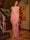 Sheath/Column Spaghetti Straps Split Side Long Tight Prom Dresses