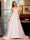 A-Line/Princess Tulle Spaghetti Straps Applique Long Prom Dresses