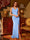 Sheath/Column Spaghetti Straps Split Side Sleeveless Long Tight Prom Dresses