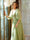 A-Line/Princess V-Neck Tulle Prom Dresses with Bowknot & Embroidery
