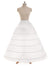 Nylon 1 Tier Floor-Length 6 Hoop Wedding Ball Gown Petticoats