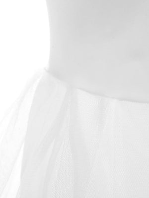 Tulle Trumpet/Mermaid 1 Tier Floor-Length 1 Hoop Wedding Petticoats