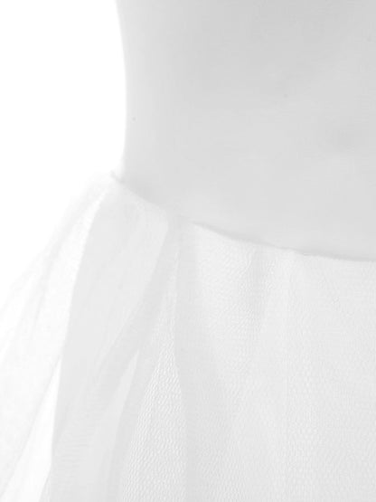 Tulle Trumpet/Mermaid 1 Tier Floor-Length 1 Hoop Wedding Petticoats
