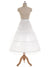 Tulle 1 Tier With Lace Tea-Length 3 Hoop Wedding Ball Gown Petticoats