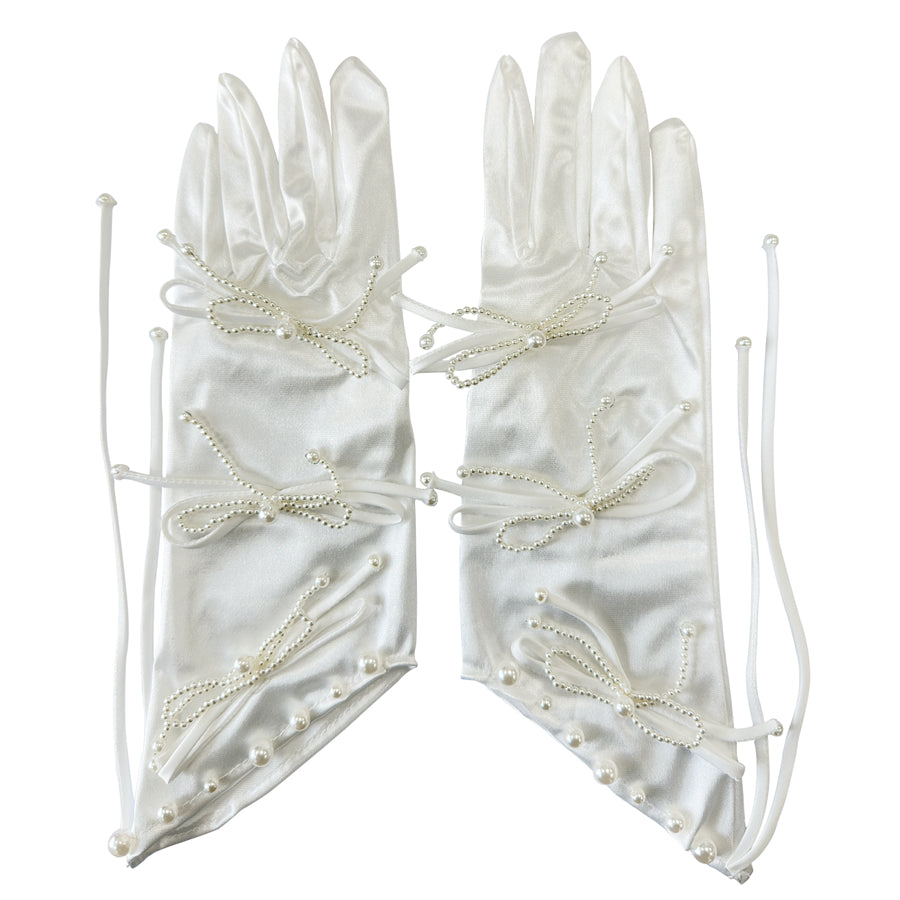 Elastic Short Wedding Gloves