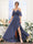 A-Line V-Neck Spaghetti Straps Short Sleeves Asymmetrical Chiffon Bridesmaid Dresses