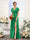 A-Line V-Neck Short Sleeves Split Side Chiffon Bridesmaid Dresses