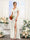 A-Line V-Neck Short Sleeves Split Side Chiffon Bridesmaid Dresses