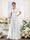 A-Line V-Neck Short Sleeves Chiffon Bridesmaid Dresses with Pockets