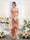 A-Line V-Neck Short Sleeves Ruched Asymmetrical Chiffon Bridesmaid Dresses