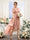 A-Line V-Neck Short Sleeves Ruched Asymmetrical Chiffon Bridesmaid Dresses
