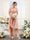 A-Line V-Neck Short Sleeves Ruched Asymmetrical Chiffon Bridesmaid Dresses