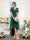 A-Line V-Neck Short Sleeves Ruched Asymmetrical Chiffon Bridesmaid Dresses